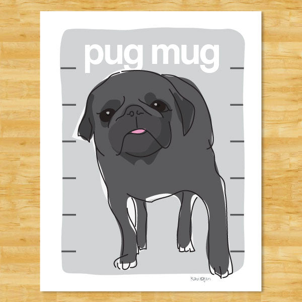 Pug Art Print 