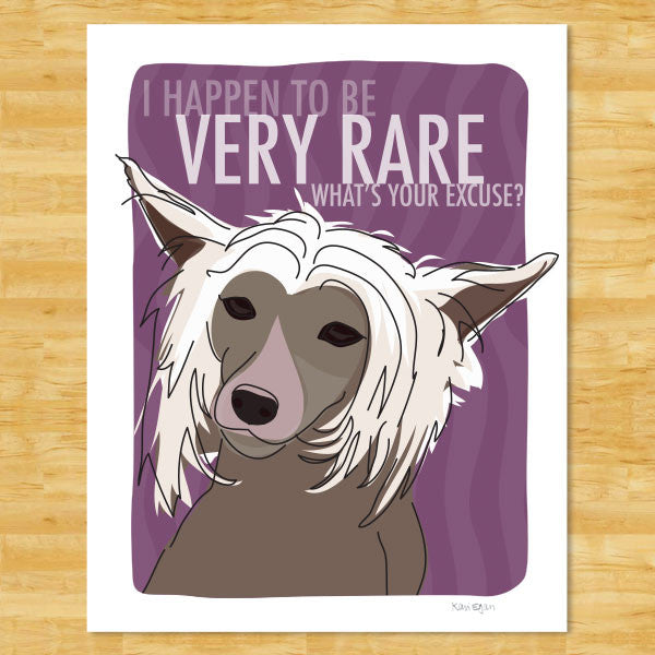 Chinese Crested Art Print