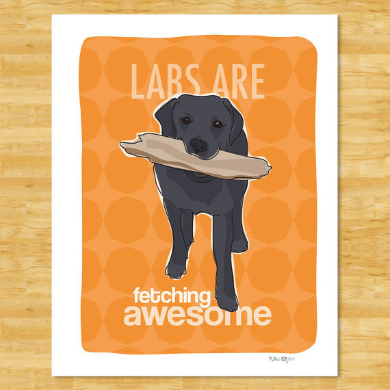 Labrador Retriever Art Print 