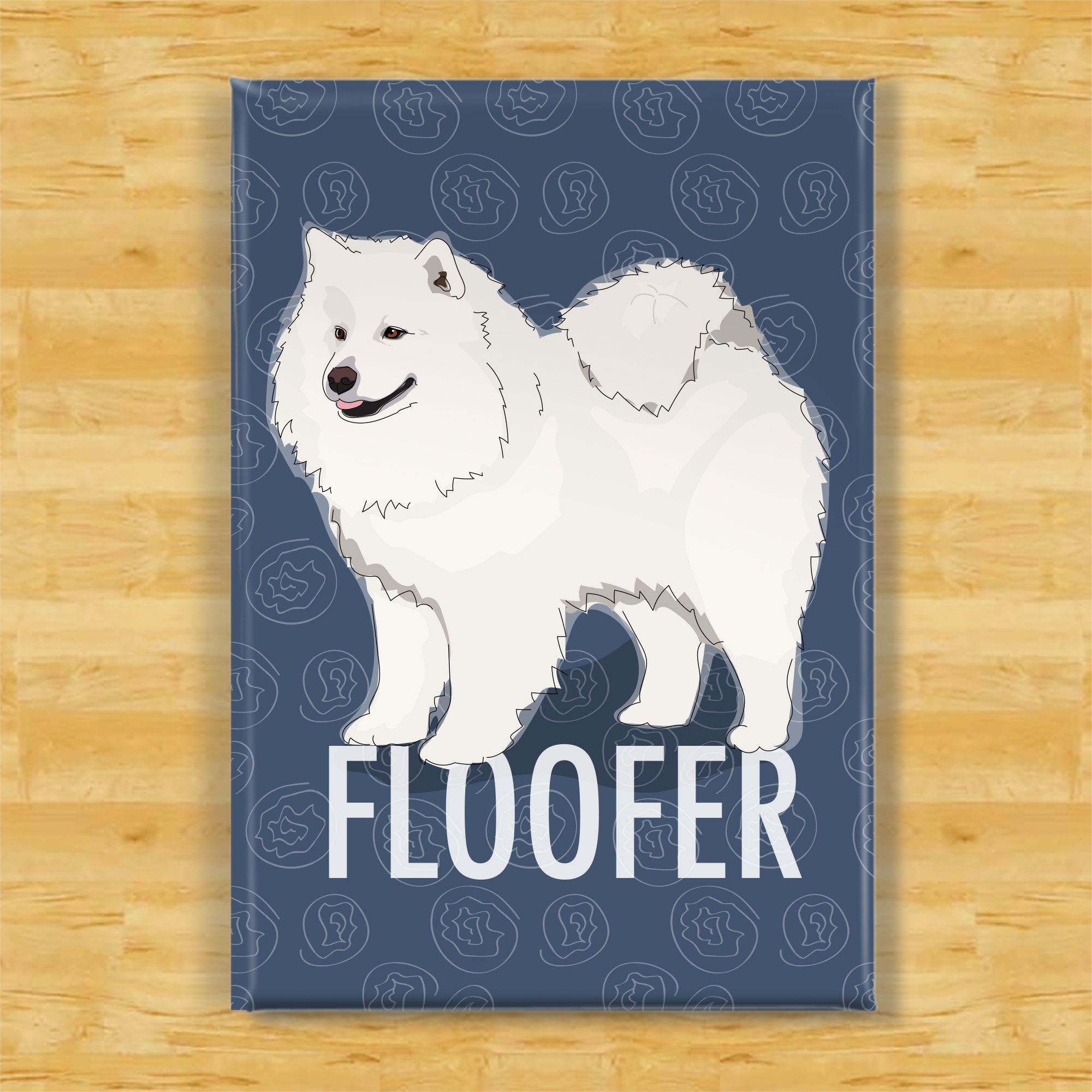 American Eskimo Magnet - Floofer - Pop Doggie