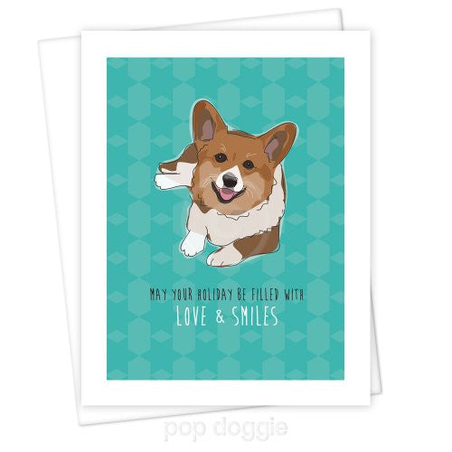 Corgi Christmas Card