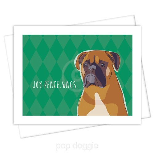 Boxer Christmas Card