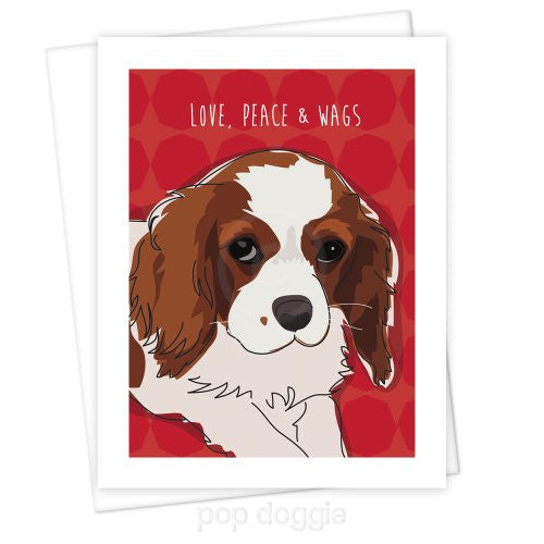 Cavalier King Charles Spaniel Christmas Card