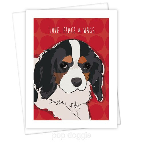 Cavalier King Charles Spaniel Christmas Card