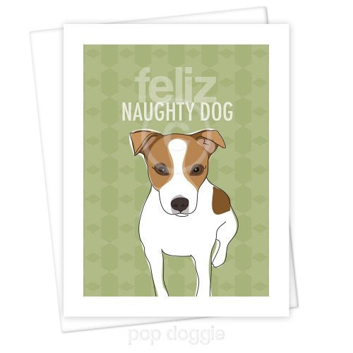 Jack Russell Terrier Christmas Card