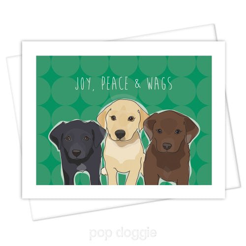 Labrador Retriever Christmas Card 