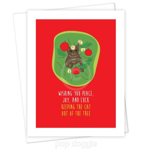 Cat Christmas Card