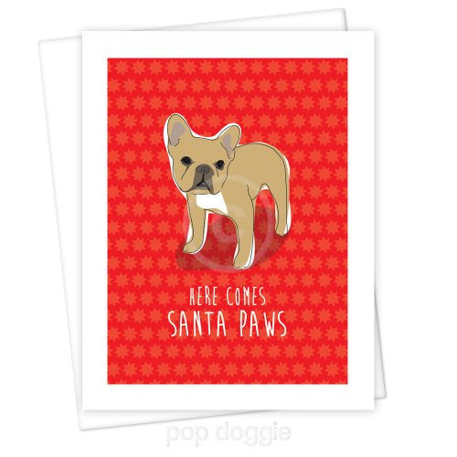 French Bulldog Christmas Card