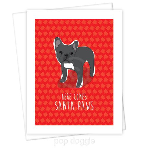 French Bulldog Christmas Card