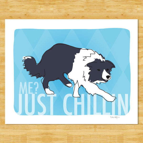 Border Collie Art Print