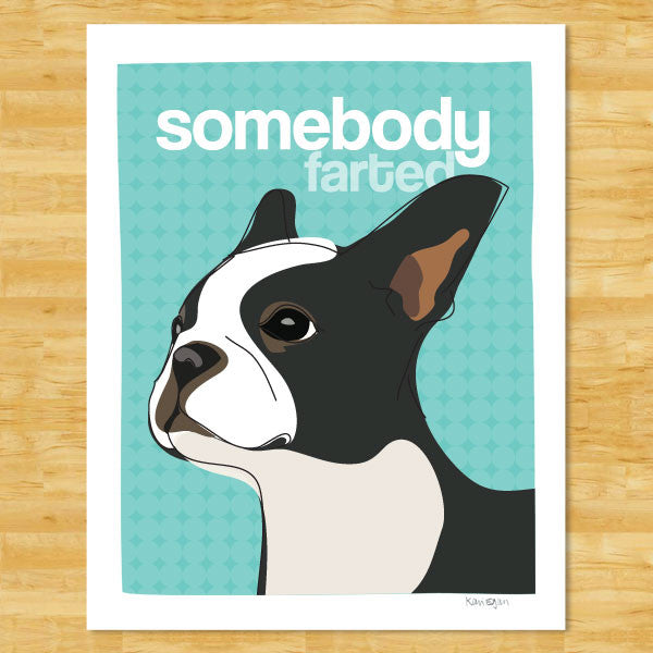 Boston Terrier Art Print