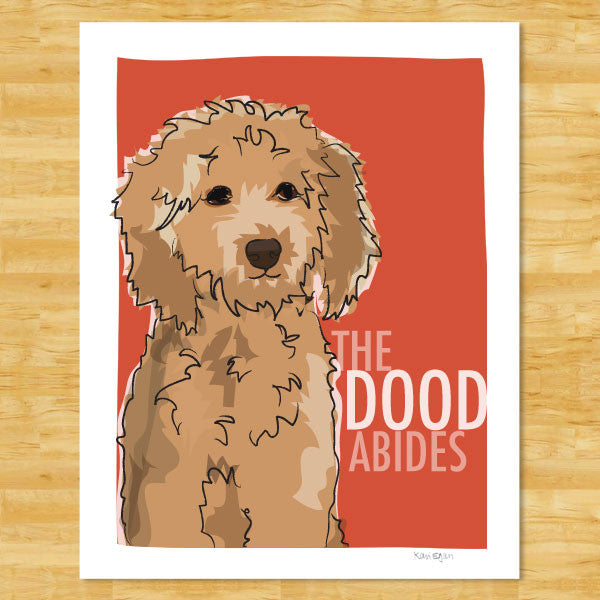 Goldendoodle Art Print