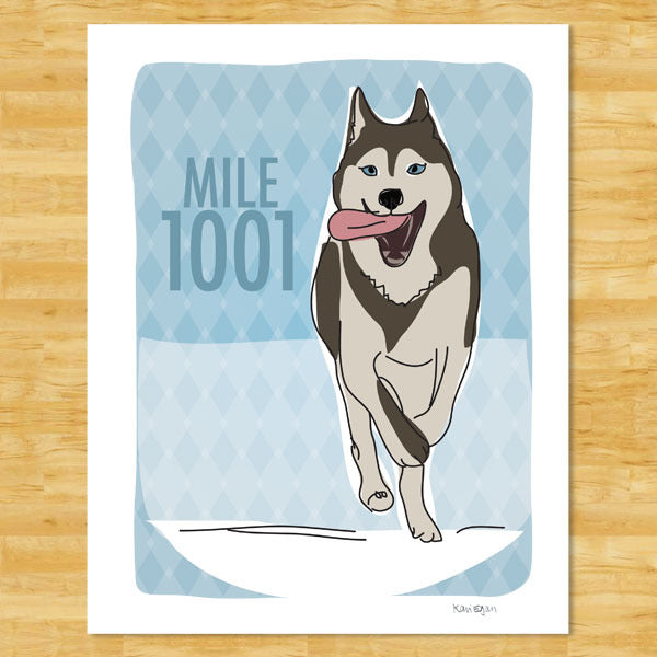 Husky Art Print