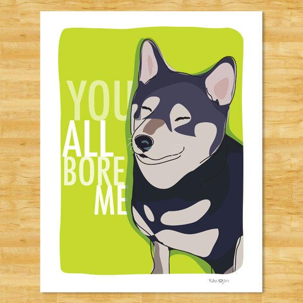 Shiba Inu Art Print 