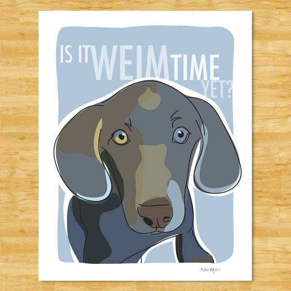 Weimaraner Art Print 