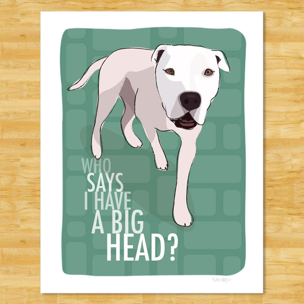 American Bulldog Art Print