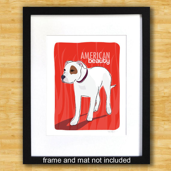 American Bulldog Art Print - American Beauty
