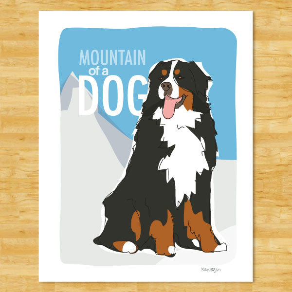 Bernese Mountain Dog Art Print