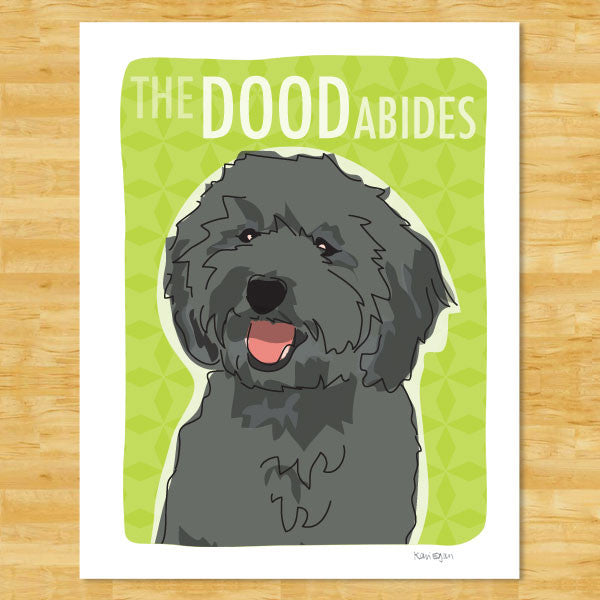 Labradoodle Art Print