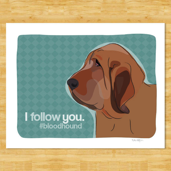 Bloodhound Art Print