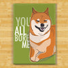 Red Shiba Inu Magnet - Boring