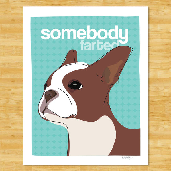 Boston Terrier Art Print