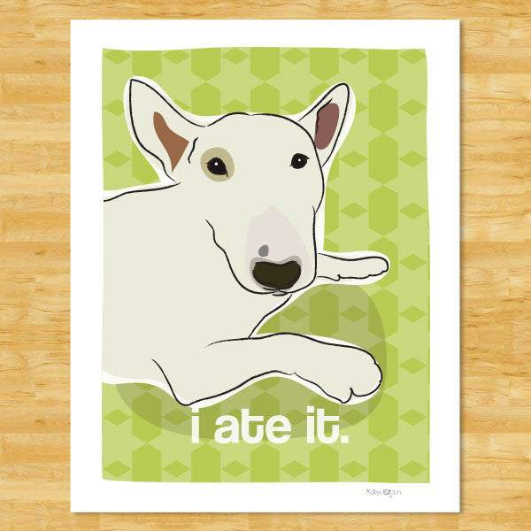 Bull Terrier Art Print