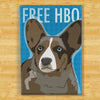 Cardigan Corgi Magnet - Free HBO