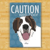 St. Bernard Magnet - Wet Floor
