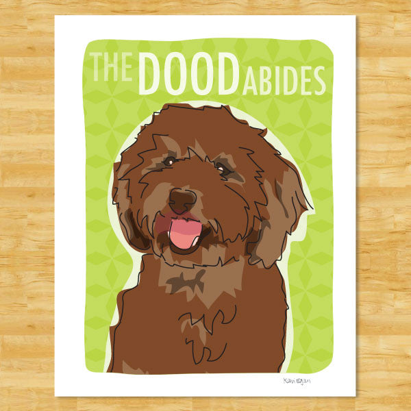 Labradoodle Art Print