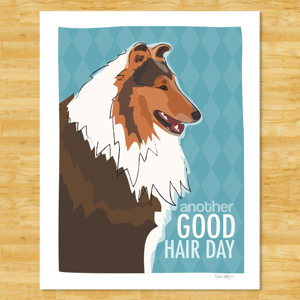 Collie Art Print 