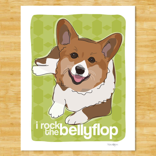 Corgi Art Print