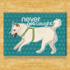 Cream Shiba Inu Magnet - Never Get Caught