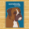 Boxer Dog Magnet - Farted
