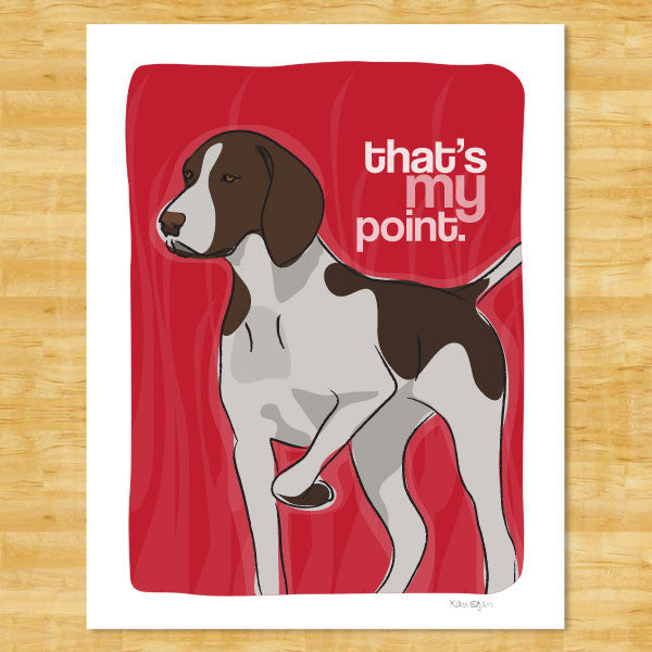 German Shorthaired Pointer Art Print