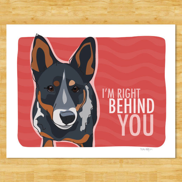 Cattle Dog Art Print 