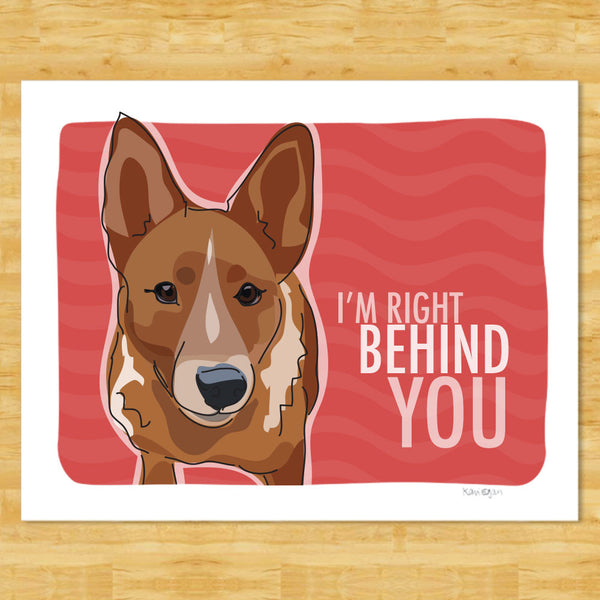 Cattle Dog Art Print 