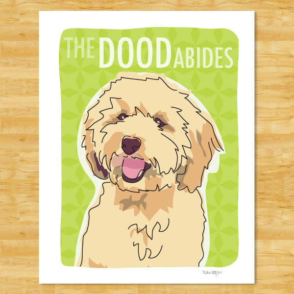 Labradoodle Art Print