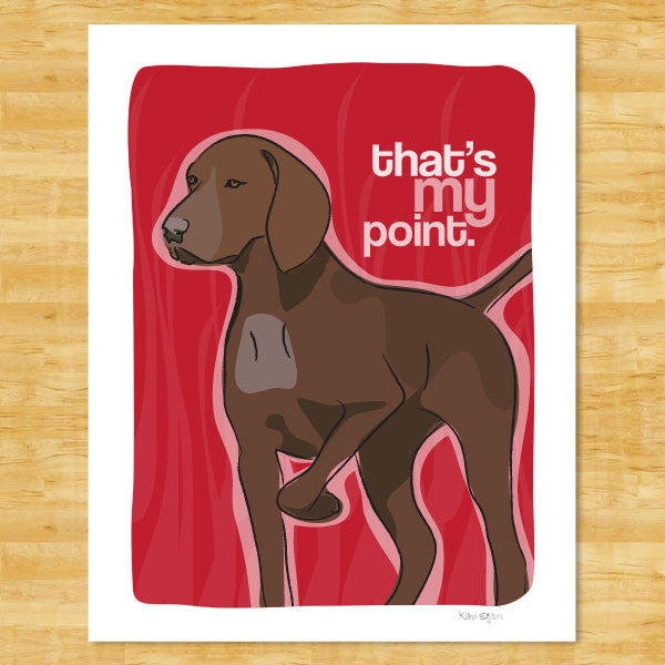 German Shorthaired Pointer Art Print