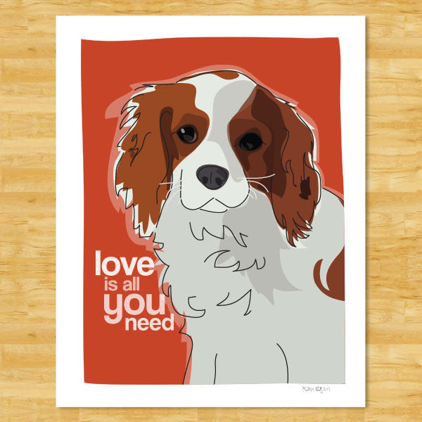 Cavalier King Charles Spaniel Art Print