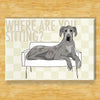 Blue Merle Great Dane Magnet
