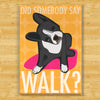 Boston Terrier Magnet - Walk