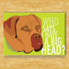 French Mastiff Magnet - Big Head