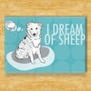 Lethal White Australian Shepherd Magnet - Dreaming