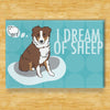 Red Australian Shepherd Magnet - Dreaming