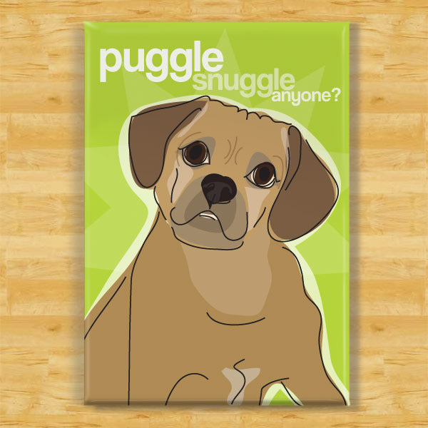 Puggle Magnet - Puggle Snuggle Anyone - Pop Doggie