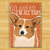 Red Pembroke Corgi Magnet - All Ears