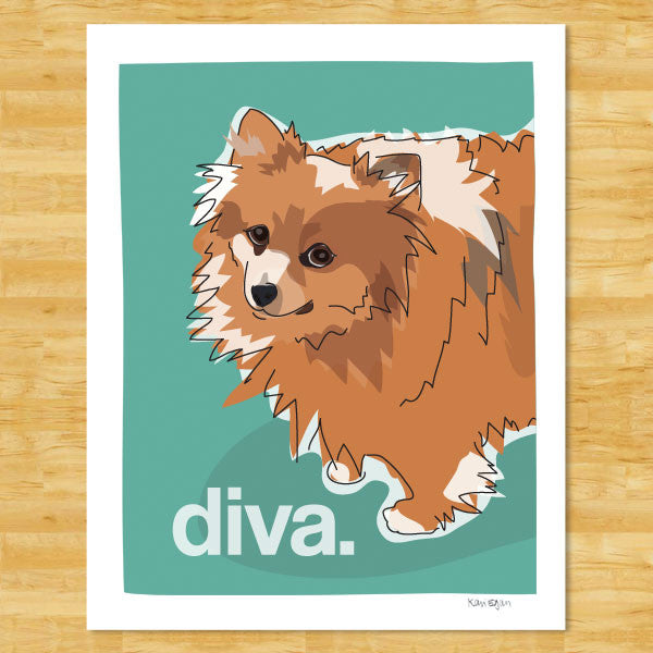 Pomeranian Art Print