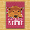 Shiba Inu Magnet - Resistance is Futile