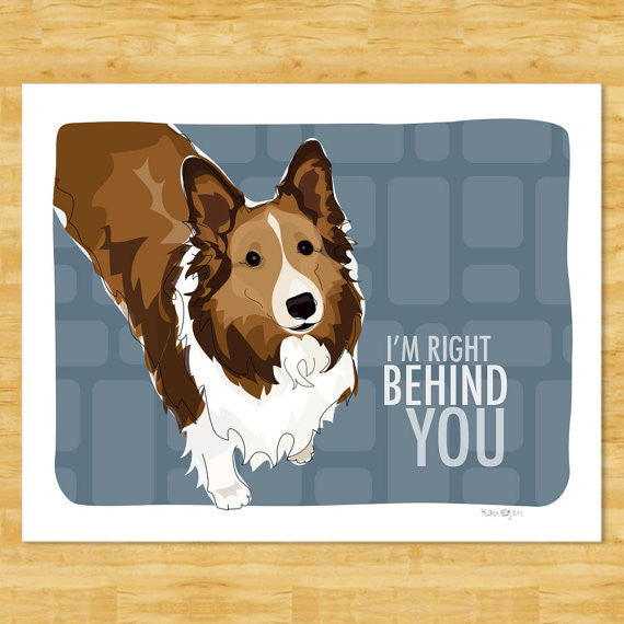 Sheltie Art Print 